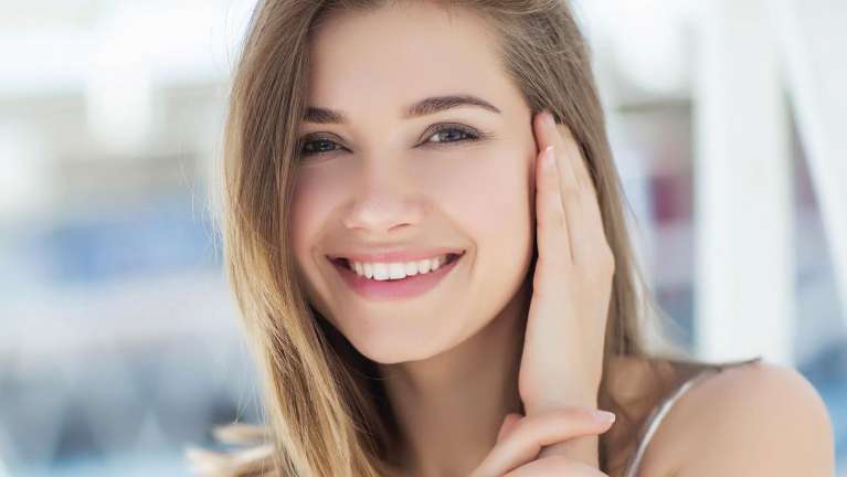 A woman smiling | Springfield MO dentist